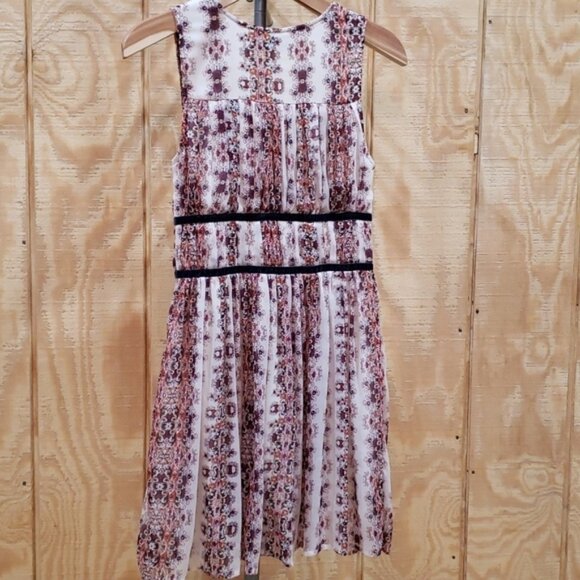 Abercrombie & Fitch Multi Floral Sleeveless V Neck Dress Size S - Picture 4 of 6